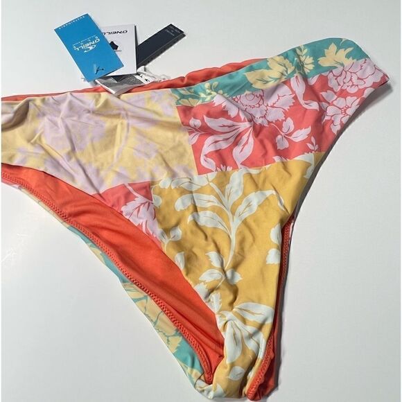 O’Neill Olivia Tulum High Waisted Juniors' Printed Cheeky Bikini Bottoms Multi - Picture 7 of 8